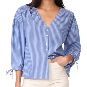 Morningview Tie Sleeve Top